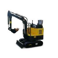 mini excavator with mining drill Earth moving  digger screw auger drill attachment earth auger