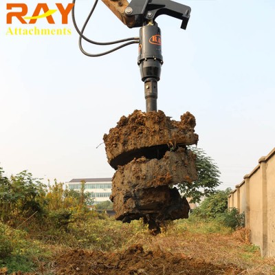 Ground Drilling Machine Mini Hydraulic Post Hole Borer High Torque Auger in China